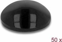 Këmbëza gome vetëngjitëse DeLOCK 18309, rrethore 10 x 3 mm, set 50 copë, të zeza