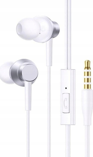 Kufje me kabllo Baseus Encok HZ11, 3.5 mm, me mikrofon, të bardha