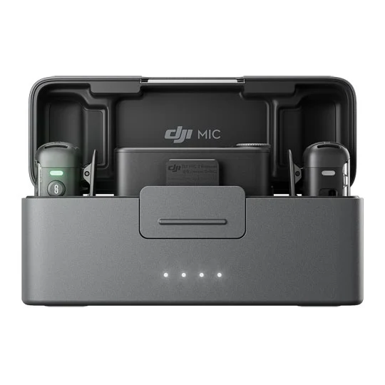 Set mikrofoni wireless DJI Mic 2 (2 TX + 1 RX + kuti karikuese)