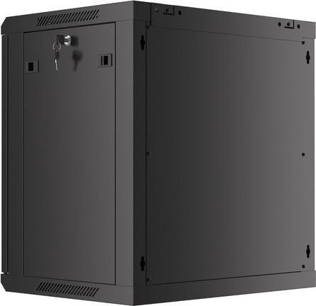 Kabinet muror rrjeti Lanberg WF01-6412-00B, 19", 12U, i zi