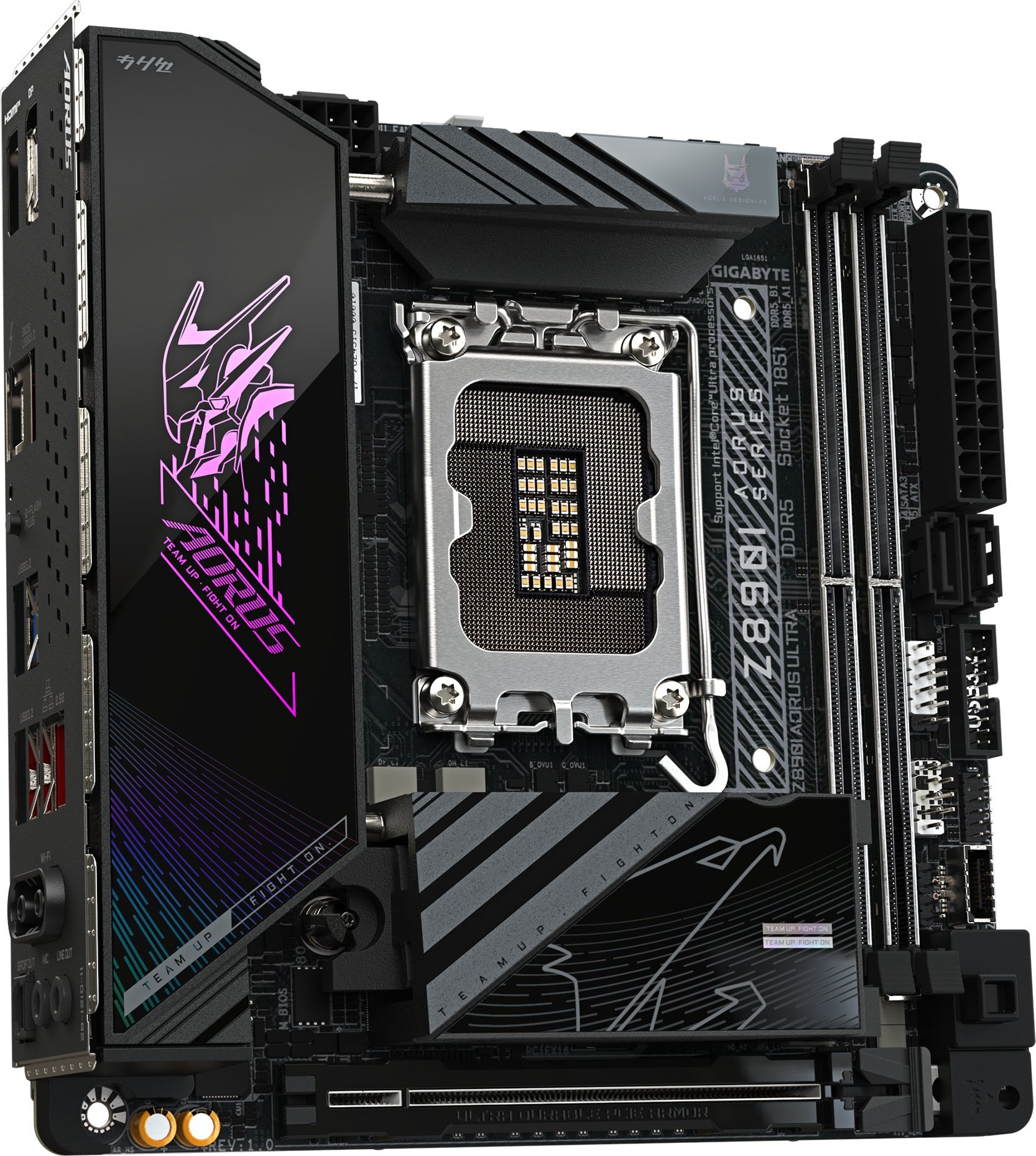 Pllakë amë Gigabyte Z890I Aorus Ultra, DDR5 8800MHz, PCIe 5.0, e zezë