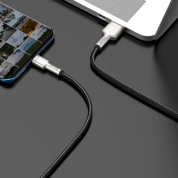 Kabllo USB Baseus BSU3117BLK, USB A në USB C, 0.25 m, 66W, e zezë