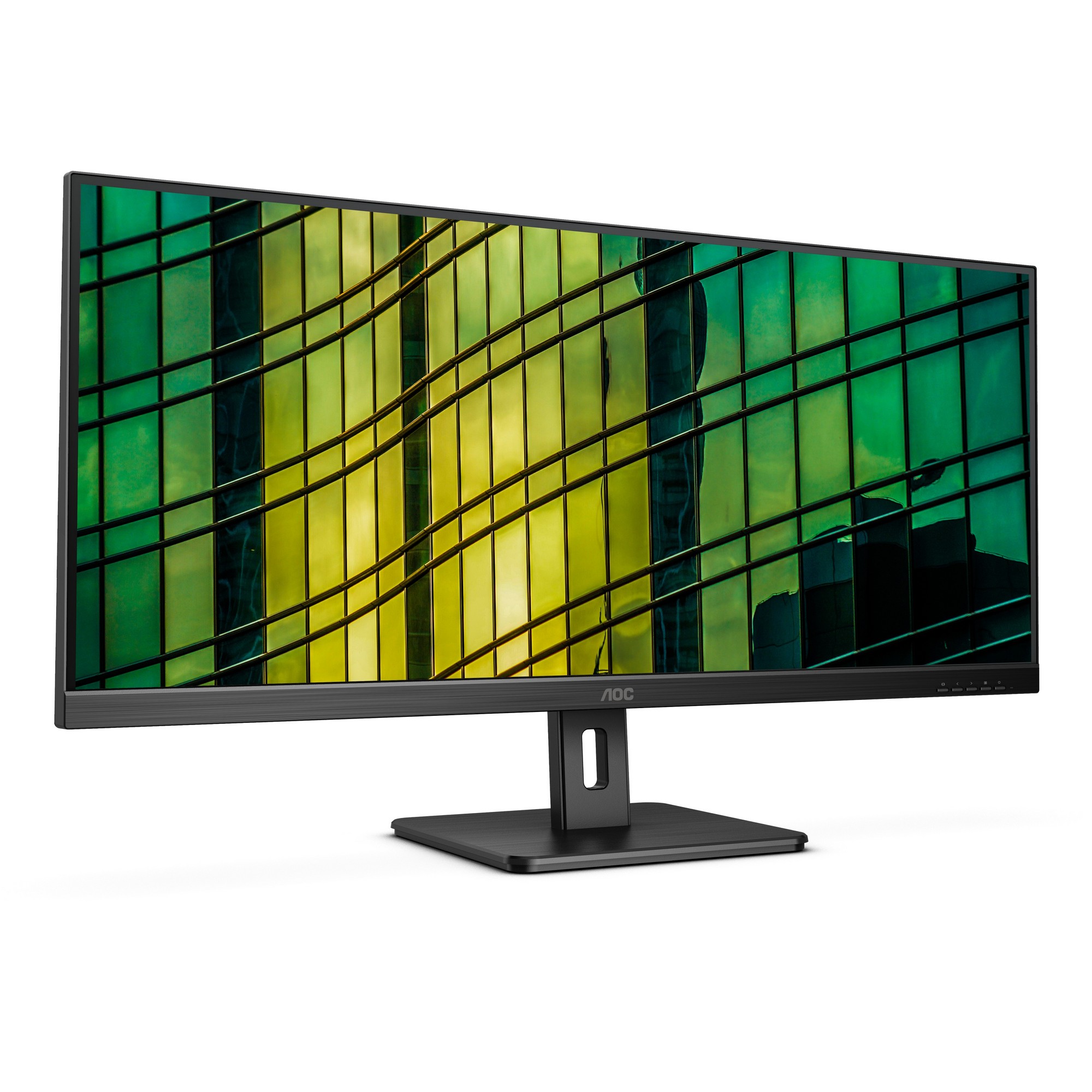 Монитор AOC U34E2M - LED, 34\", UWQHD, црн