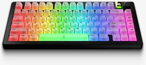 Keycaps Glorious Polychroma Translucent V2, set universal, RGB, transparent