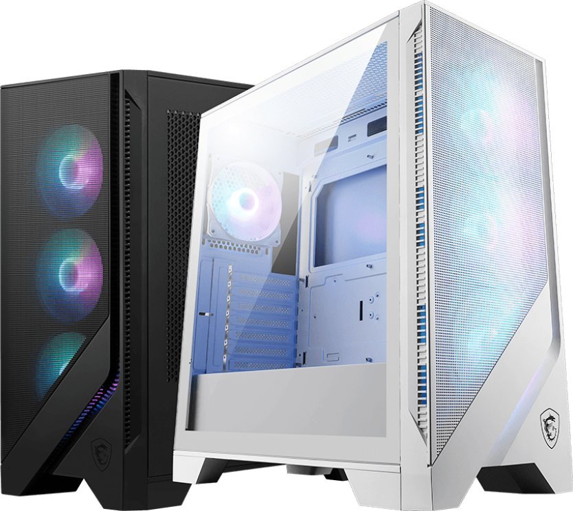 Kornizë PC MSI MAG FORGE 320R AIRFLOW, Micro Tower, ARGB, e bardhë transparente 2