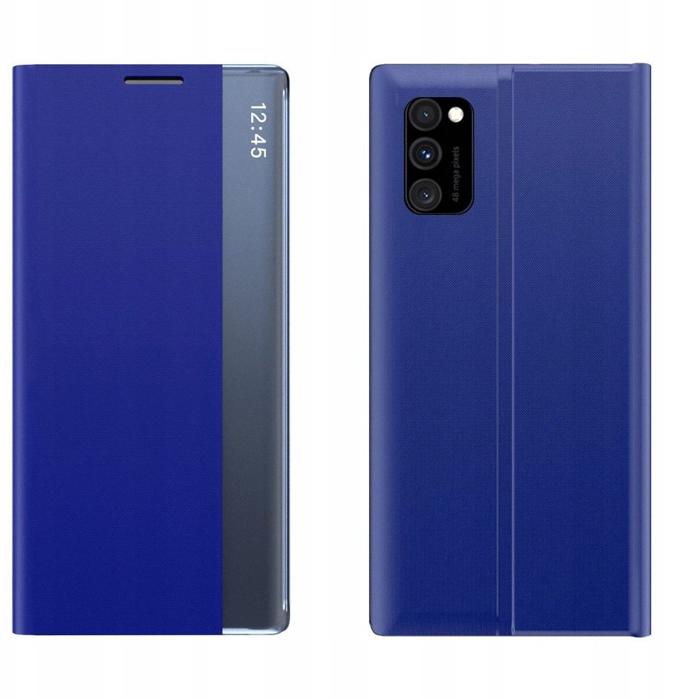 Mbulesë telefoni Hurtel Nuova Sleep Cover për Xiaomi Poco M4 Pro 5G, me kapak, funksion qëndrimi, blu