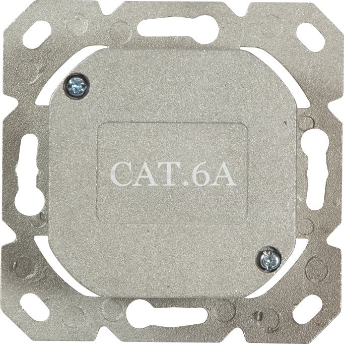 Kuti prize rrjeti LogiLink NP0124 CAT 6A, 2 porta RJ45, STP, e bardhë