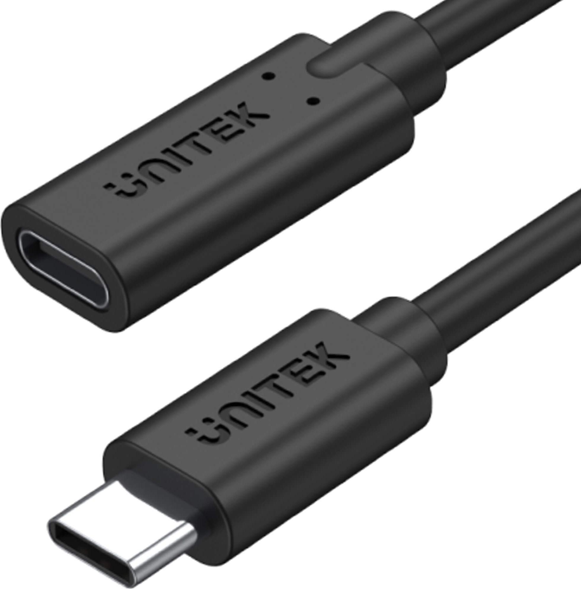 Kabllo USB Unitek C14086BK, USB C në USB C, 1.5 m, e zezë