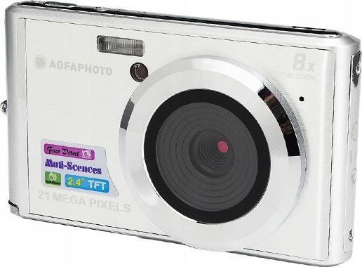 Fotoaparat digjital AgfaPhoto DC5200, i argjendtë