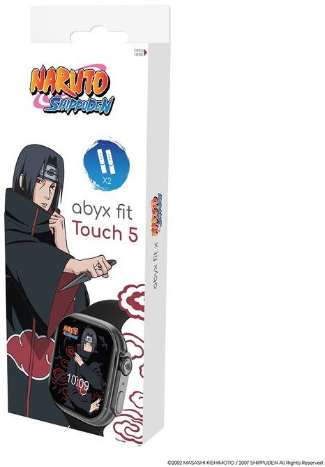 Ora inteligjente Abyx Fit Touch 5 156702, ekran me prekje, motiv Itachi Uchiwa, gri space