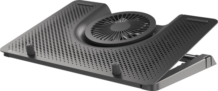 Pad ftohës Genesis Cooling Oxid 550, 1x USB, për laptop 15.6-17.3'', 5 ftohës, LED e kuqe