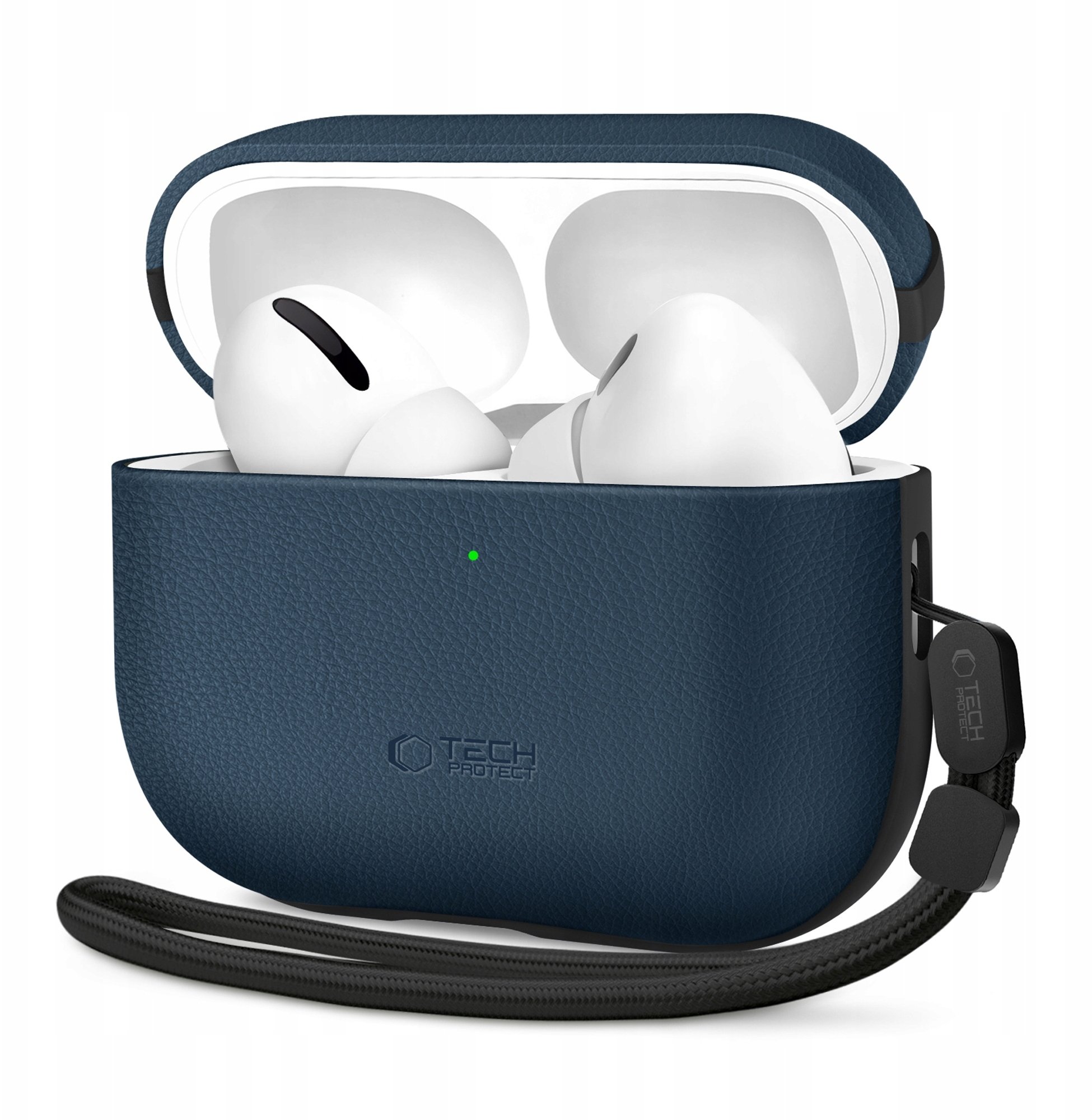 Këllëf lëkure për kufje Tech-Protect NaturalFit, për AirPods Pro 3, kafe