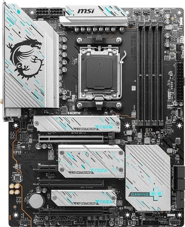 Pllakë amë MSI X670E, AMD, Socket, DDR5, Wi-Fi 6E, ATX