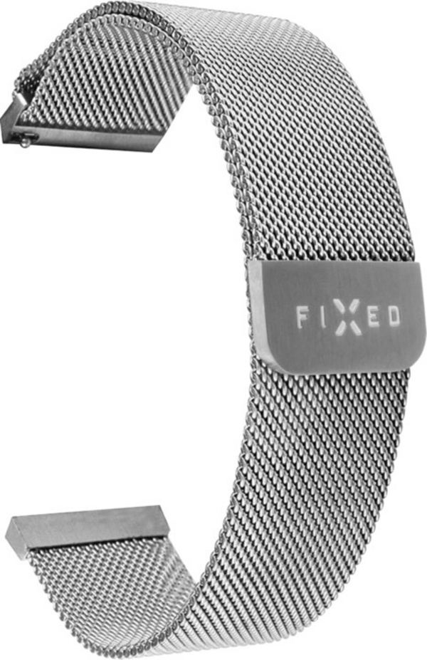 [OUTLET] Rrip FIXED për orë, 20mm, i argjendtë