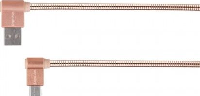 Kabllo USB Kruger&amp;Matz KM0361, USB A në USB C, 1 m, rozë