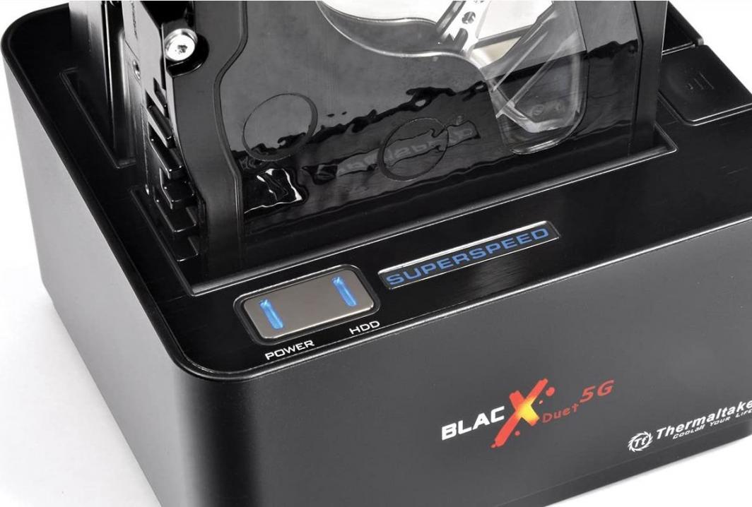 Stacion Docking SATA Thermaltake 2.5"/3.5" - USB 3.2 Gen 1 BlackX Duet 5G (ST0022)