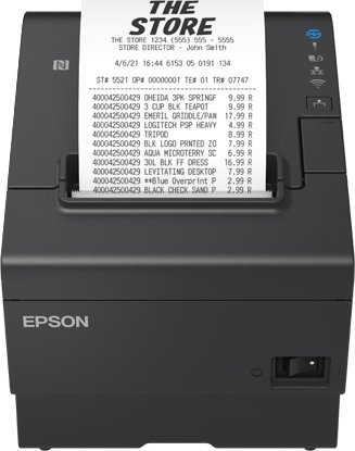 Printer termik POS Epson TM-T88VII 132, 180 x 180 DPI, me kabllo dhe pa kabllo, gri