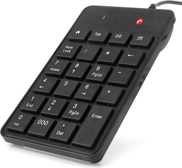 Tastierë numerike C-TECH KBN-01, USB, 23 taste, e zezë