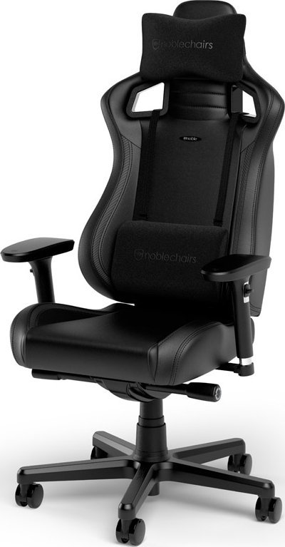 Karrige gaming noblechairs EPIC Compact, mekanizëm sinkron, lëkurë PU, e zezë karbon