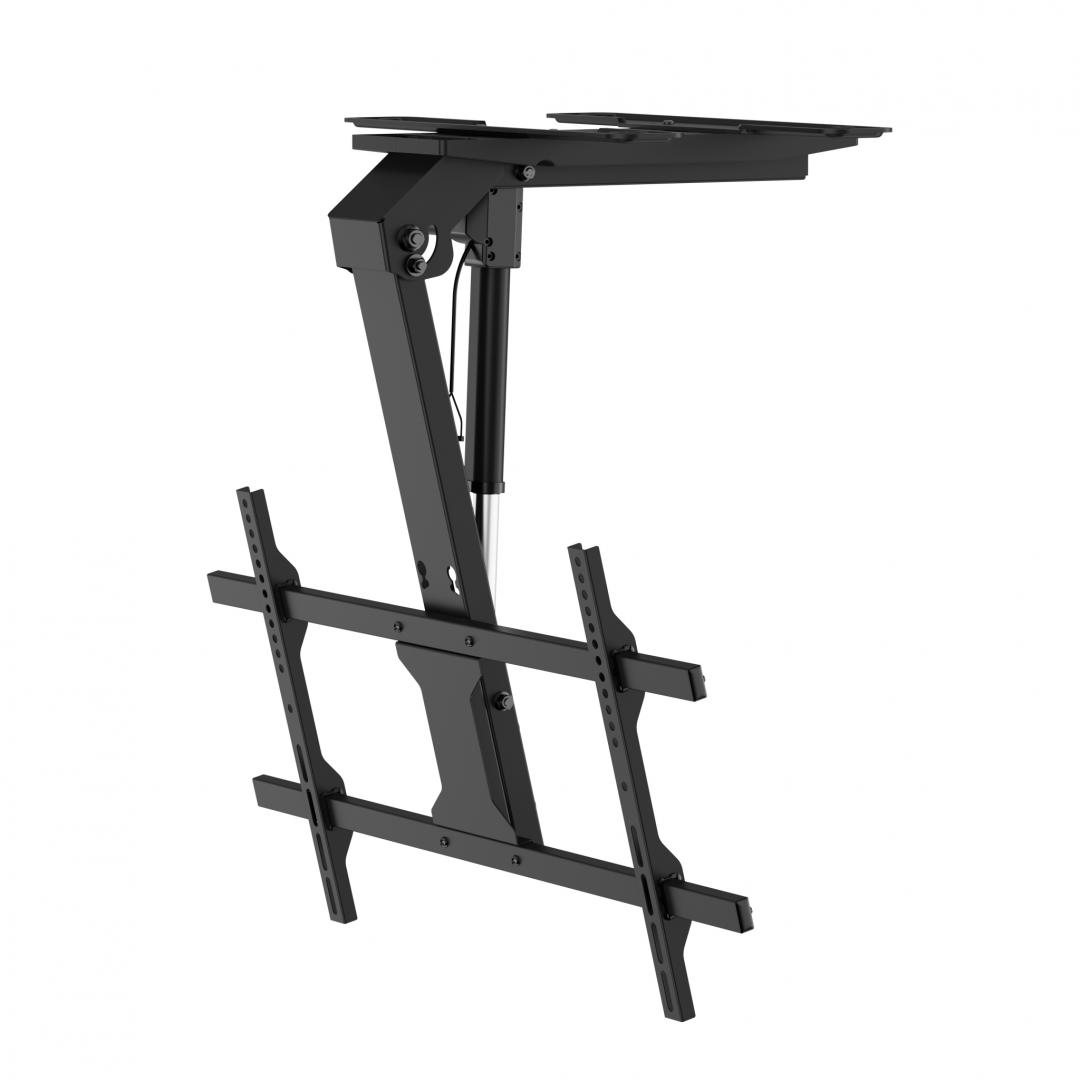 Mbajtëse motorike TV Serioux, 43"-86", 45kg, e zezë