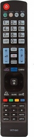 Pilot për TV LG AKB73756502, Smart, 3D, i zi