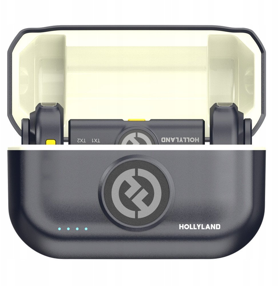 Безжичен микрофон Hollyland LARK M2 Duo, USB C, Shine Charcoal