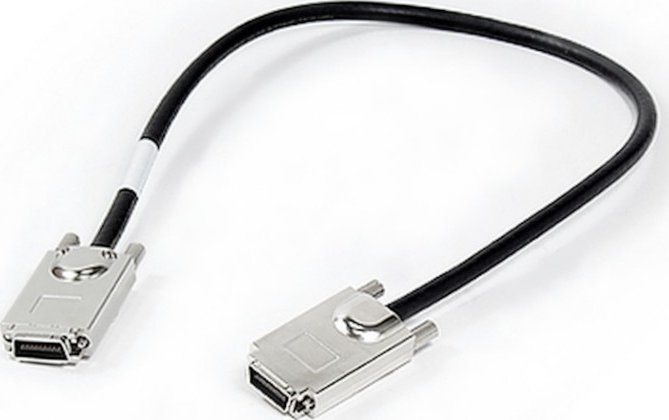 Kabllo Synology Infiniband SATAx4, 0.63m, e zezë