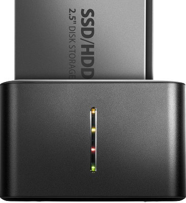 Docking station Axagon ADSA-D25 CLONE MINI, USB 3.0 5 Gbps, për 2 disqe 2.5", gri