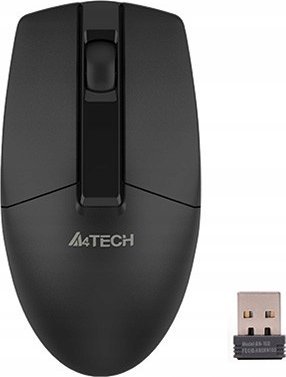 Безжичен глушец A4Tech G3-330NS, оптички 1200 DPI, RF USB, црн