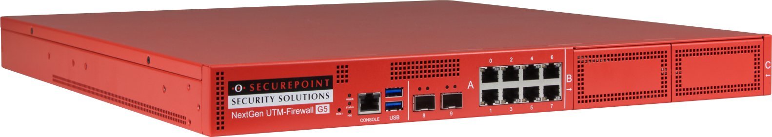 Pajisje sigurie Securepoint RC1000R G5, UTM firewall, për rrjete të mëdha