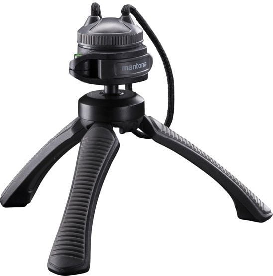 Tripod Mantona Kaleido Gaia 21406, stativ fotografik, i lehtë, i zi