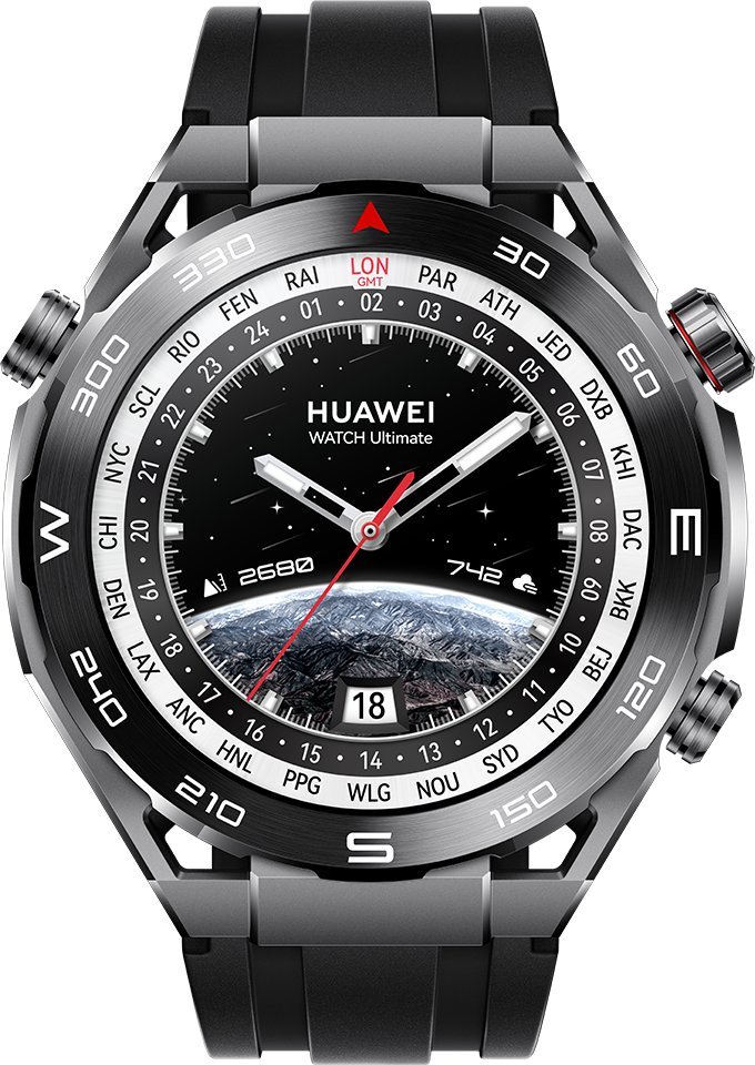 Smartwatch Huawei Watch Ultimate Expedition, 1.5" AMOLED, rezistent deri 100 m, i zi