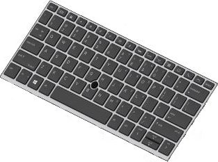 Tastierë HP Keyboard, me kabllo, Dutch, e zezë