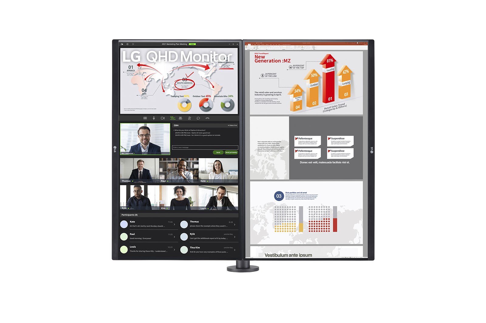 Monitor LG 27QP88DP-BS, 27", QHD LED, i zi