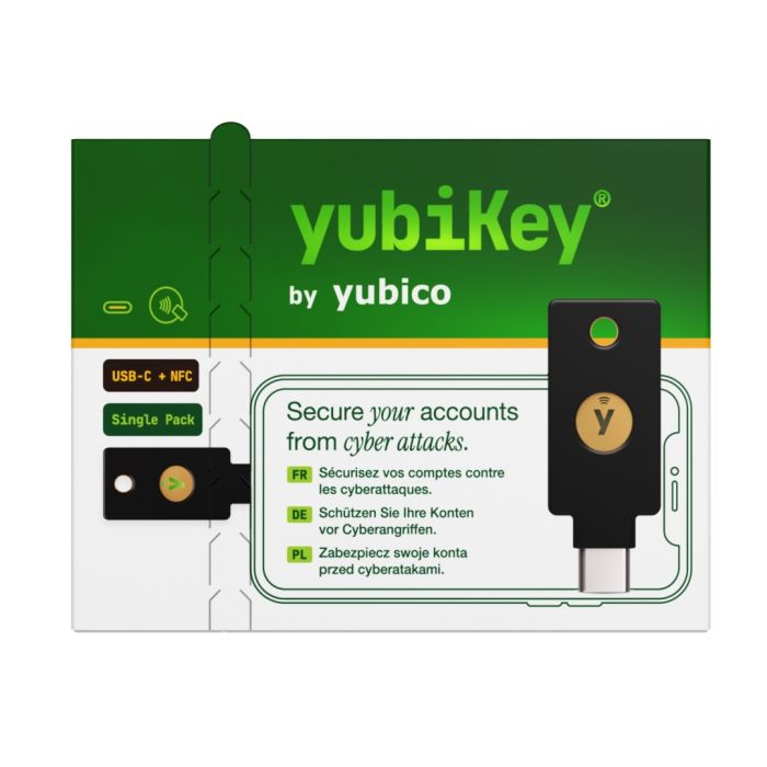 Çelës sigurie Yubico YubiKey 5C NFC, i zi