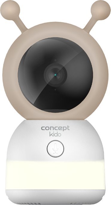 Kujdestare elektronike për bebe Concept KIDO KD4010, ekran 5" LCD, Wi-Fi, e bardhë