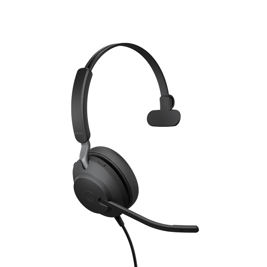 Kufje Jabra Evolve2 40SE UC Mono, USB-A, 40mm, të zeza