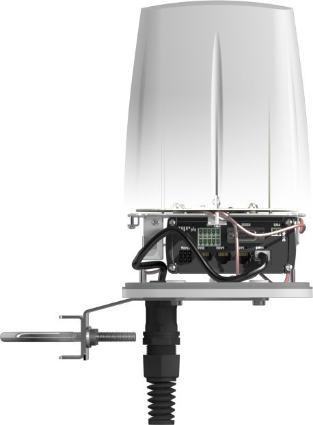 Antena rrjeti QuWireless QuSpot, omni-directionale 7 dBi, për LTE dhe WiFi, e bardhë