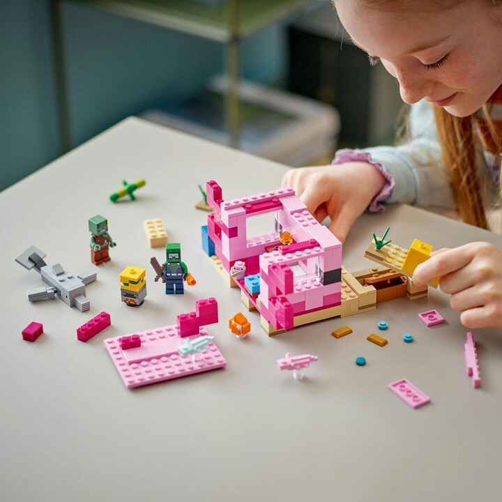 Set LEGO® Minecraft® 21247 Axolotl House
