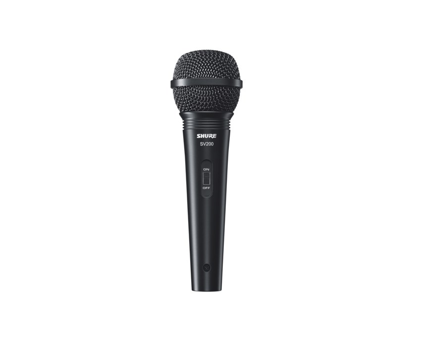 Mikrofon dinamik vokal Shure SV200, kardioid, me kabllo, i zi