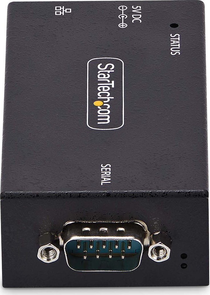 Adapter serial në Ethernet StarTech.com 1 port, RS232 DB9, RJ45 LAN, strehim metalik