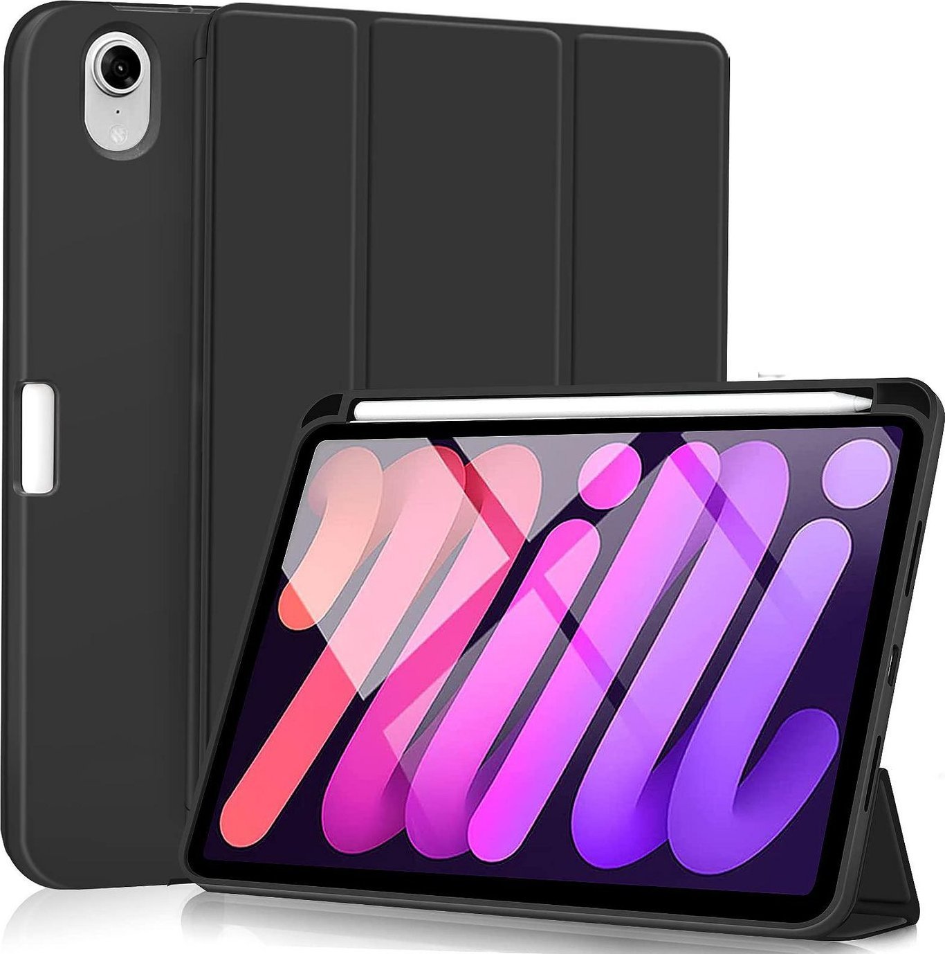 Mbulesë tablet eStuff MIAMI Pencil Case iPad mini 6, folio, e zezë
