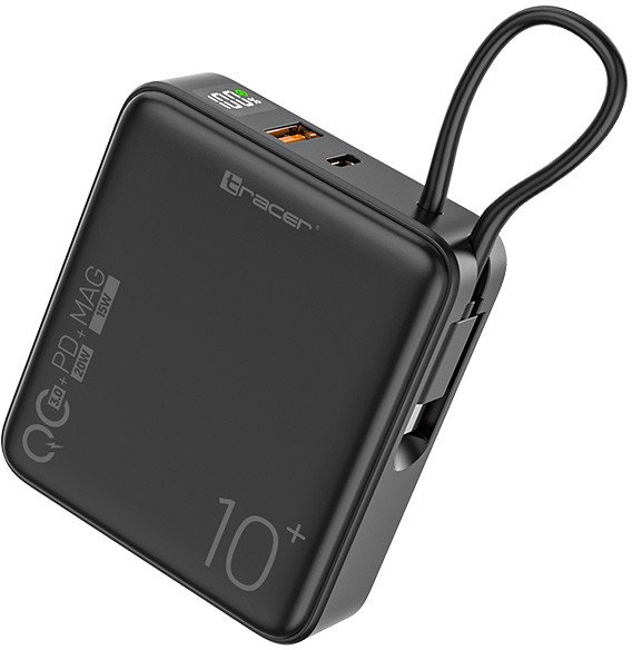 Powerbank Tracer Scout, 10000mAh, MAG PD QC, i zi
