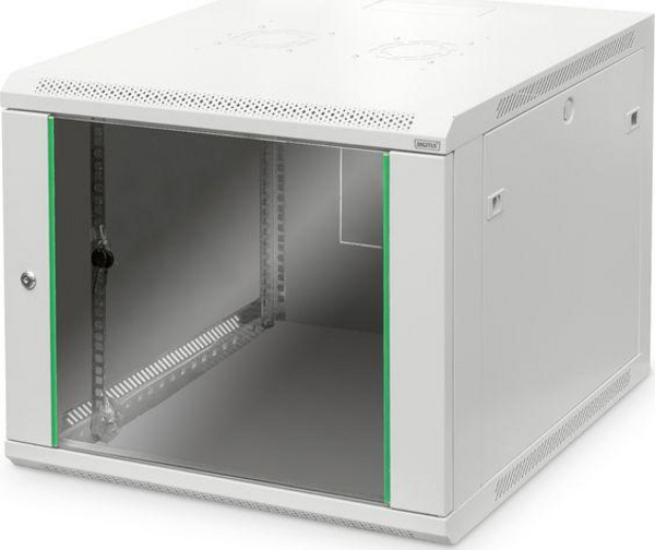 Kabinet për server Digitus DN-19 09U-6/6-EC 19 inç (M x L x D) 600 x 505,1 x 600 mm 9 U, i hirtë i hapur