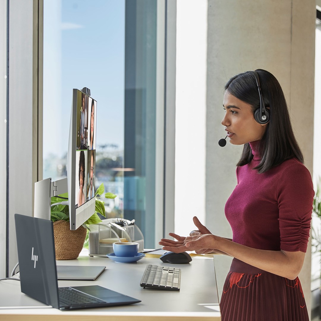 Kompjuter All-in-One HP EliteOne 870 G9, 27", Intel Core i5-13500, 16GB RAM, 512GB SSD, i argjendtë