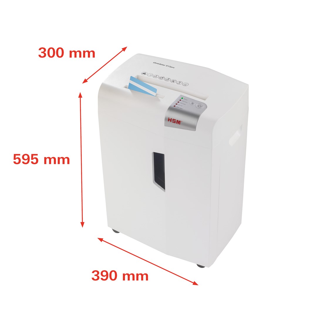 Grirëse dokumentesh HSM Shredstar X12Pro, micro cut, për CD dhe karta, gri