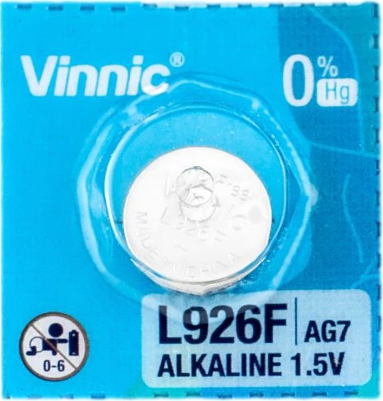 Алкални батерии Vinnic LR57, 1.5V, сет 10 парчиња