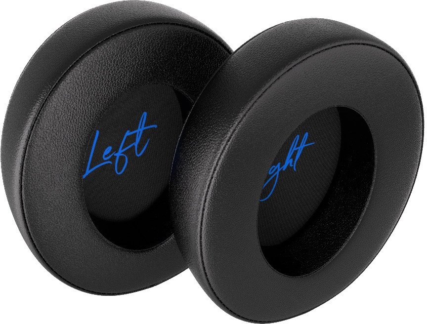 Jastëkë zëvendësues për kufje Niceboy Earpads Leather, memory foam, lëkurë PU, të zinj