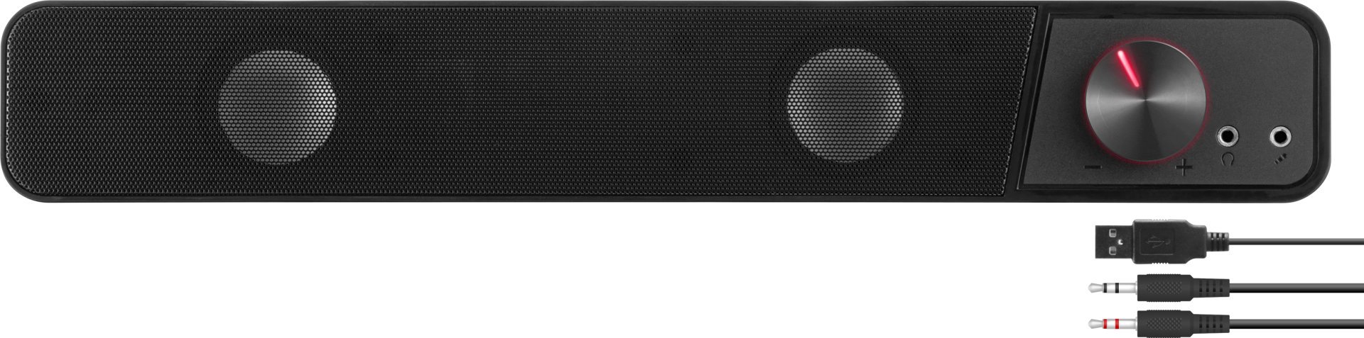 Soundbar Speedlink BRIO, stereo, 12W, për kompjuter, i zi