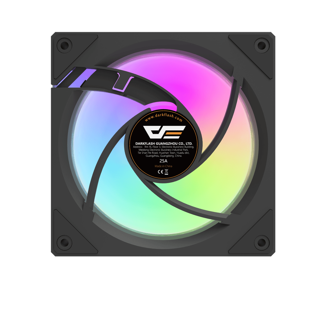 Ftohës Darkflash Fans Infinity 32, 120mm, ARGB, i zi